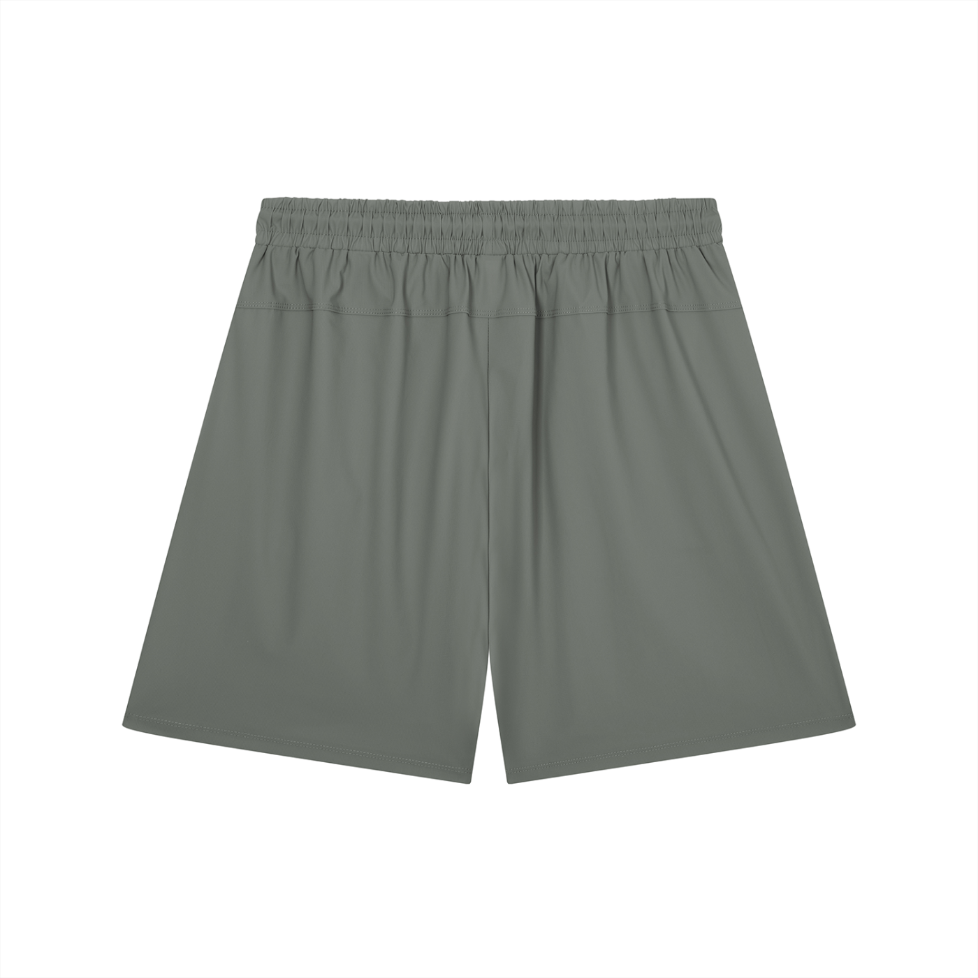 BLANKZ Light Drawstring Short — Gray, back view