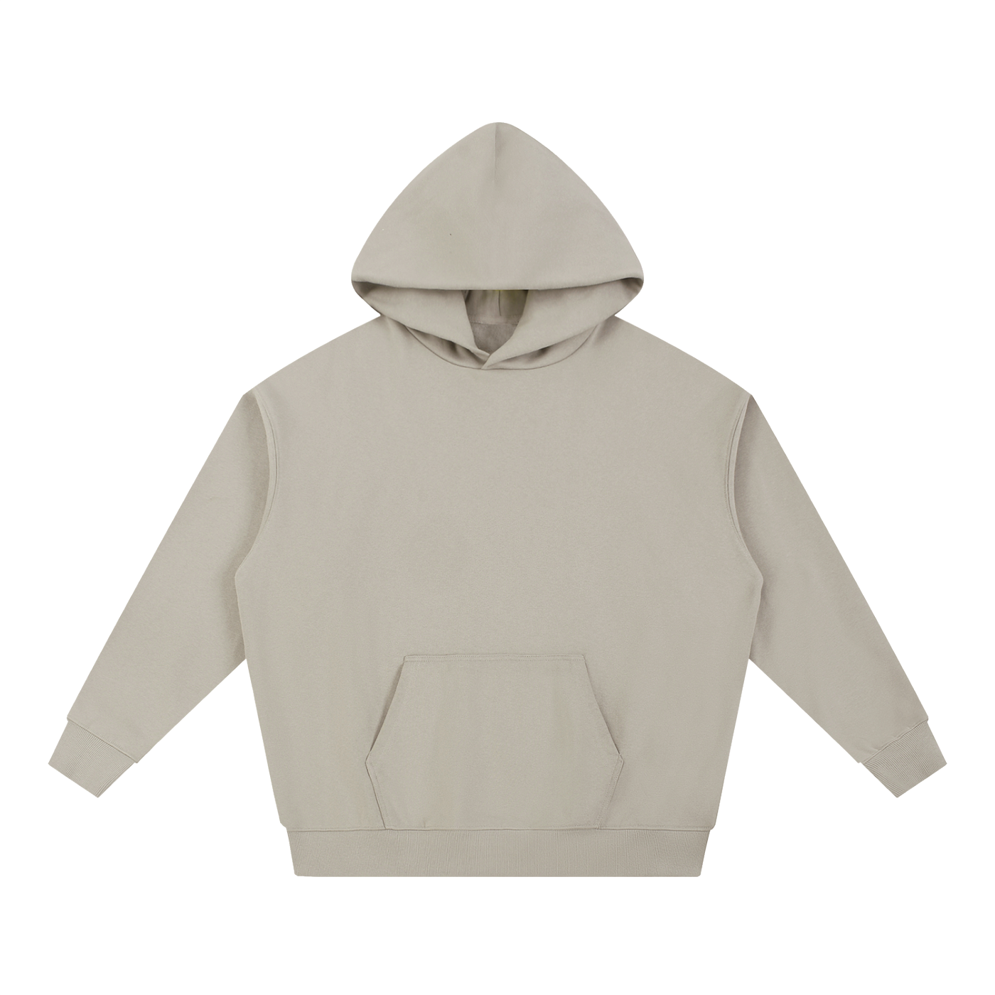 BLANKZ Essential Heavyweight Hoodie — Light Gray, front view